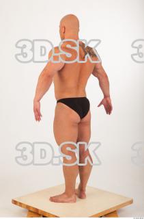 Whole body modeling swim suit photo reference of Sebastian 0021
